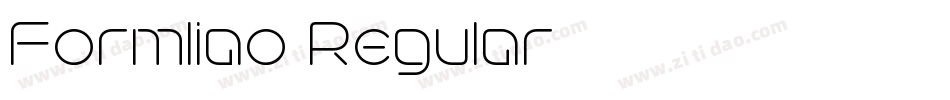 Formliao Regular字体转换